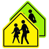 School Pedestrian Crosswalk (Symbol) - Signs Everywhere USA