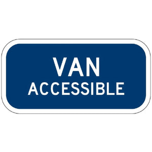 Blue/White Van Accessible - Signs Everywhere USA