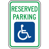 Handicap Reserved Parking (No Arrows) - Signs Everywhere USA