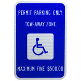 Handicap Reserved - Permit Parking Only - Signs Everywhere USA