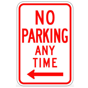 No Parking Anytime (Left Arrow) - Signs Everywhere USA
