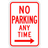 No Parking Anytime (Right Arrow) - Signs Everywhere USA