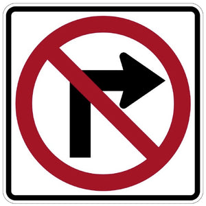 No Right Turn (Symbol) - Signs Everywhere USA